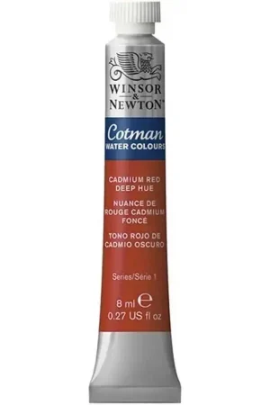 W&N ACUARELA COTMAN 8ML ROJO DE CADMIO Nº095 Pago Seguro