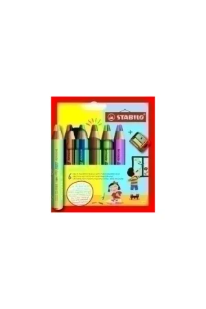 LAPICES COLOR STABILO WOODY 3 EN 1 E/6 - 12802297/8806-2 Solo Hoy