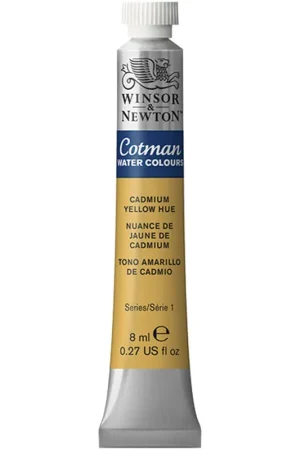 W&N ACUARELA COTMAN 8ML AMARILLO DE CADMIO Nº109 Máxima Calidad