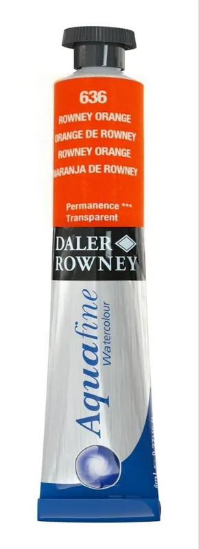 AQUAFINE ACUARELA 8ML NARANJA DE ROWNEY Nº636 Exclusivo