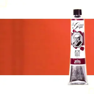 Auténtico Óleo Titan Goya n. 36 color rojo Goya oscuro  (60 ml)