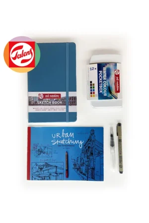 Mejor Calidad ACUARELAS TALENS VARIOS TONOS SKETCHING AZUL