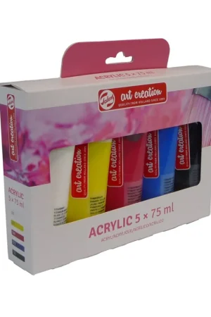 Oferta Especial CAJA ACRILICO SET ARTCREATION 5U 75ML