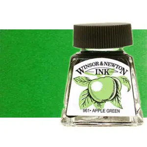 Imprescindible (Must-Have) Tinta Dibujo Winsor Newton Verde Brillante n. 46, 14 ml.