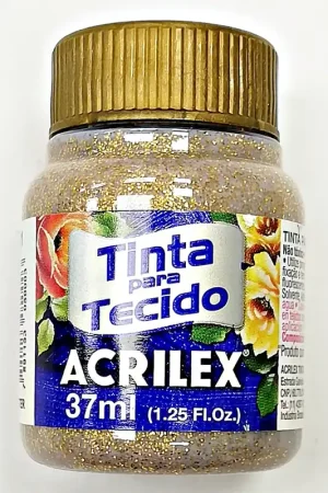 ACRILEX TEXTIL, Nº201 (GLITTER ORO) Promoción