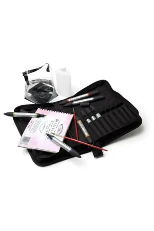 CAJA WINSOR 8U+ROTU+BLOC ESTUCHE VIAJE WyN Envío Gratis