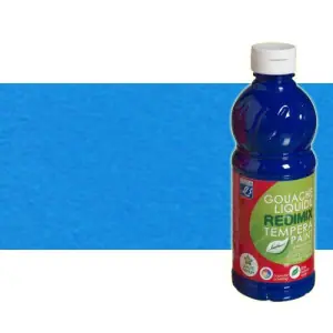 Gouache liquido Azul Primario, Lefranc, 500 ml. Popular
