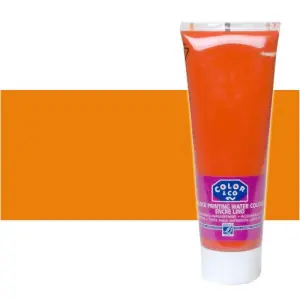 Tinta Linograbado Naranja, Tubo 250 ml. Máxima Calidad