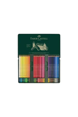 LAPICES FABER CASTELL 60 UDS POLYCROMOS C.METAL Lujoso