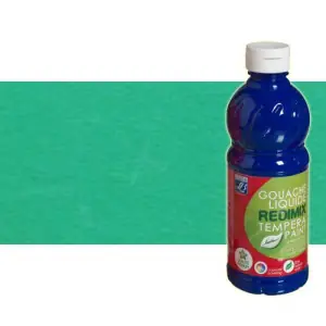 Rebajas Gouache liquido Verde Esmeralda, Lefranc, 500 ml.