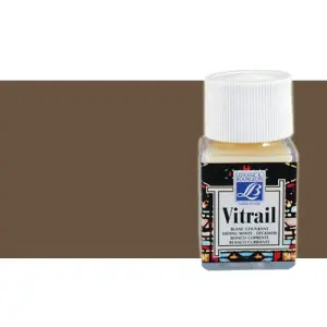 Mejor Precio Pintura Cristal Marron oscuro Vitrail Lefranc, 50 ml.-102