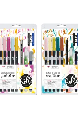 ROTULADORES TOMBOW 6 UDS ACUARELABLES LETTERING cozy times Máxima Calidad