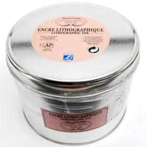 Artesanal Tinta Lito, negra, A MONTER Charbonnel, 800 ml.