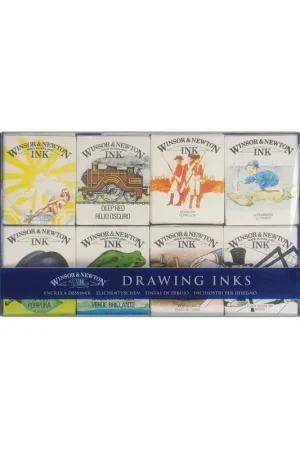 TINTA CHINA 8 COLORESX14ml COLECCION WILLIAM No Te Lo Pierdas