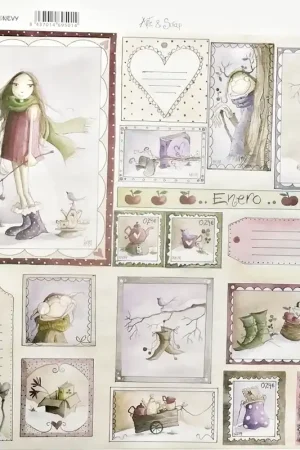 Lujoso PAPEL SCRAP UAM001