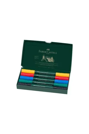 ROTULADORES FABER CASTELL 5 UDS 2 PUNTAS ACUARELABLES Directo De Fábrica
