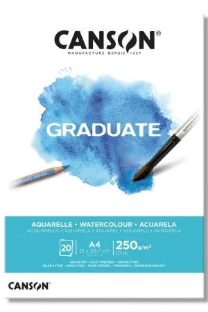 Novedad BLOC CANSON GRADUATE AQUARELLE A4