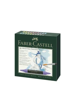 Descuento ROTULADORES FABER CASTELL 20 UDS 2 PUNTAS ACUARELABLES