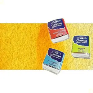 Tendencia Acuarela Cotman Winsor & Newton 1/2 godet color gamboge