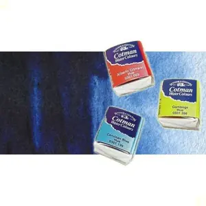 Acuarela Cotman Winsor & Newton 1/2 godet color índigo Disponible Ahora