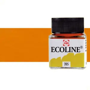 Acuarela líquida Ecoline Talens color azafranado (30 ml) Económico