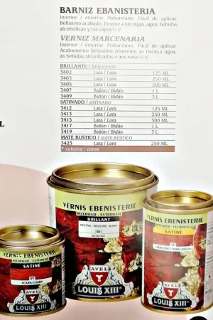BARNIZ EBANISTERIA LOUIS XIII EXTRA SATINADO 125ML Más Vendido