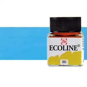 Oferta Especial Acuarela líquida Ecoline Talens color azul ultramar claro (30 ml)
