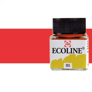 Promoción Exclusiva Acuarela líquida Ecoline Talens color escarlata (30 ml)