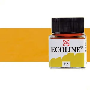 Nuevo Modelo Acuarela líquida Ecoline Talens color ocre amarillo (30 ml)