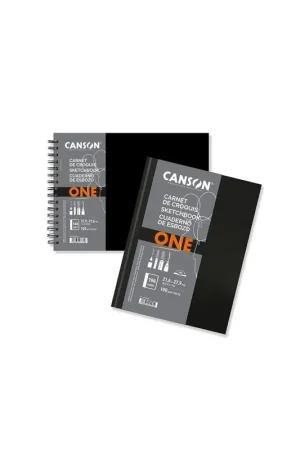 BLOC DIBUJO CANSON APUNTES ESPIRAL 27,9x35,6 NEGRO Liquidación