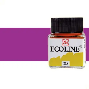 Mayoreo Acuarela líquida Ecoline Talens color violeta rojizo (30 ml)