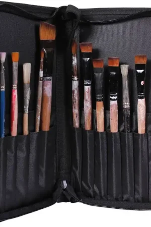 ESTUCHE PINCELES 15,3X28CM. Imprescindible (Must-Have)