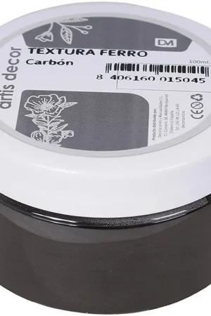 PASTA TEXTURA FERRO ARTIS DECOR 100ML. CARBÓN Popular