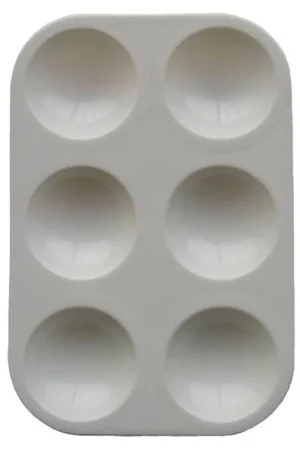 Solo Hoy PALETA PLÁSTICO RECTANGULAR 6 POCILLOS