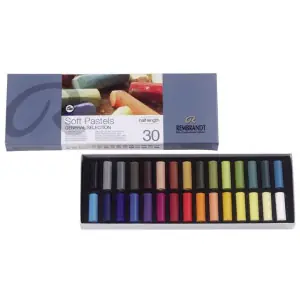 Mayoreo Caja pastel Rembrandt 30 medios colores, Seleccion General