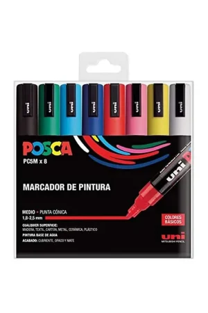 ROTULADORES POSCA 8 UDS PC5M BASIC Profesional