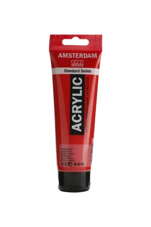 PINTURA ACRÍLICA AMSTERDAM TUBO 120ML ROJO PYRROLE Oferta De Temporada