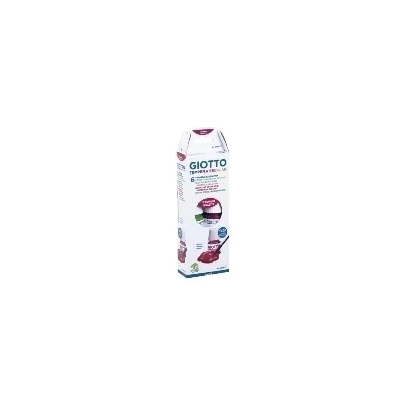 Oferta Flash TEMPERA GIOTTO 25 ml ESTUCHE 6 - 27401422/F356600