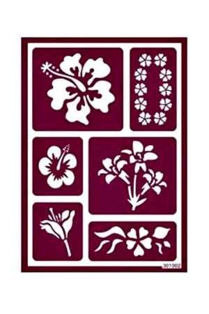 Favorito De Clientes STENCIL FLORES 301002