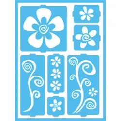 Garantía Incluida STENCIL DCPS08-A FLORES FUNKY