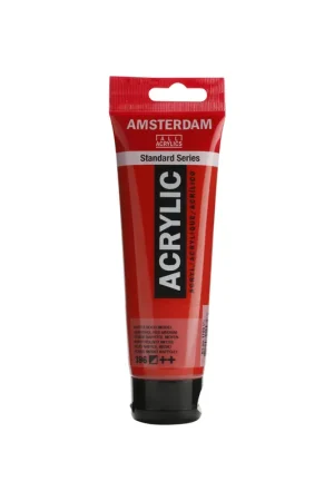 Precio Bajo PINTURA ACRÍLICA AMSTERDAM TUBO 120ML ROJO NAFT.MED