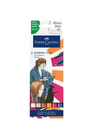 ROTULADORES GOLDFABER 6 UDS MANGA SKETCH Mejor Calidad