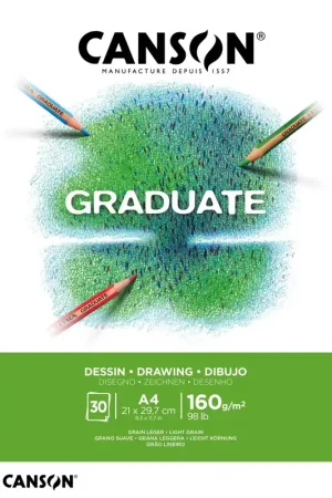 BLOC DIBUJO CANSON GRADUATE A4 30H 160GR Imprescindible (Must-Have)