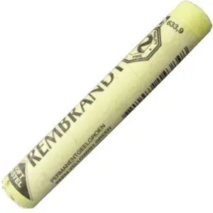 Alta Calidad Pastel Rembrandt Color Verde Amarillo permanente 9