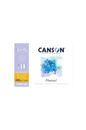 Súper Precio *BLOC DIBUJO ACUARELA MONTVAL A3 12+4HJ 300GR