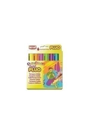 TEMPERA PLAYCOLOR FLUO POCKET C/6 - 27401394/10421 Pago Seguro