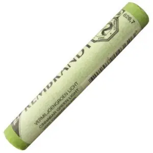 Pastel Rembrandt Color Verde Cinabrio Claro 7 Alta Calidad