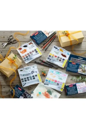 Certificado SET 12 PASTILLAS ACUARELA DERWENT CHARCOAL