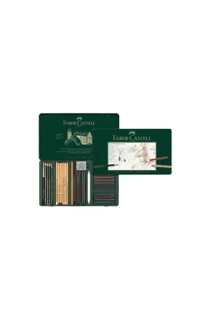 Imprescindible (Must-Have) ESTUCHE PITT MONOCHROME 36PZ FABER CASTELL