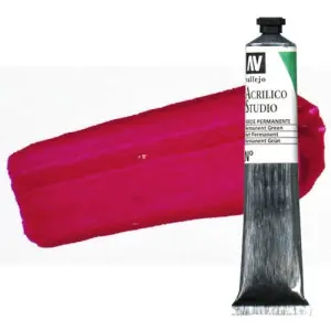 Profesional Acrílico Vallejo Studio n. 3 color rojo carmín (58 ml)